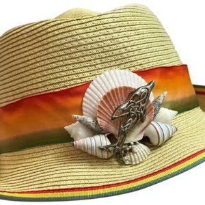 Celtic Reggae Seashells Beach Fedora Hat